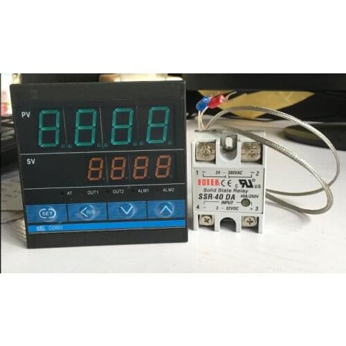 CD901 Digital PID temperature controller CD901FK02-V*AN-NN with 1M thermocouple K +SSR40DA