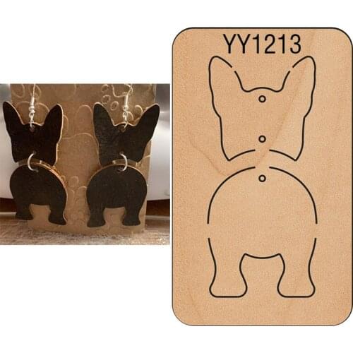 Wood Mold Earrings Cut Mold Earring Wood Mold YY1213Is Compatible with Most Manual Die Cut