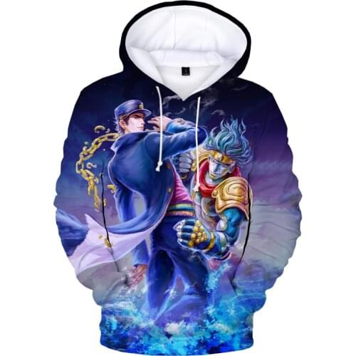 Kids Hoodie JOJO 3D Hoodies Boy/girl Harajuku Pullover Anime JoJos Bizarre Adventure Sweatshirts Casual Cartoon Children Hoodie