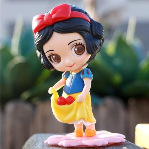 Disney snow white Princess 11cm Action Figure Model Toys Cake Decoration For Children Gifts