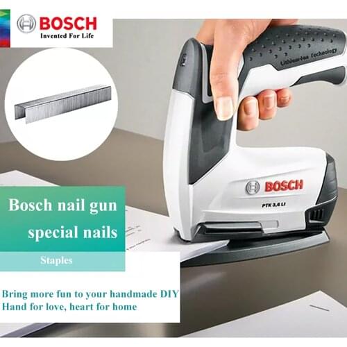 BOSCH 4/6/8/10mm Nail Gun Needle For PTK 3,6 LI Nail Gun Cordless Stapler Needles For Wood Home DIY Paper Leather