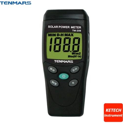 Solar Radiation Measurements Solar Power Meter Tester TM206