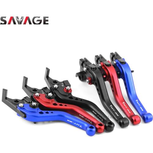 Logo Short Brake Clutch Lever For YAMAHA MT07 FZ07 MT09 FZ09 2014-2020 15 17 18 19 Motorcycle Adjustable MT-07 MT-09 FZ-07 FZ-09