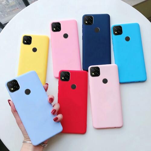 Soft Matte Case For Xiaomi Redmi note 9S 9 Pro Max 9 9A 9C Case Cover on Redmi note 9 Pro Note 9 S Redmi 9A 9C Bumper Case Funda