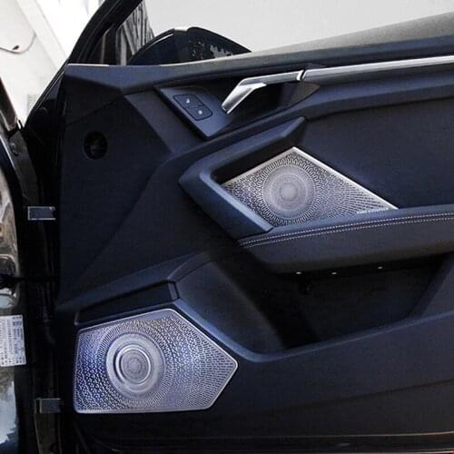 Audio Speaker Cover Sticker For Audi A3 2020 2021 Car Audio Speaker Door Loudspeaker Cover Trim Interior Accessories