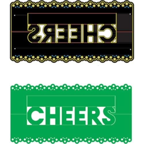 3D Pop UP CHEERS Greeting Card For Family Friends Gift Card For DIY Scrapbooking Crafts Paper Cards Making 2021 New