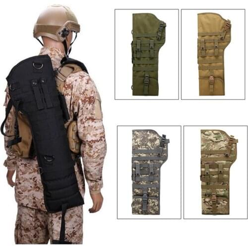 Outdoor Tactical Shotgun Rifle Scabbard Bag Molle Shoulder Sling Case Holster Hunting Long Gun Holsters Airsoft Gun Accessories