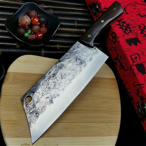 PEGASI 7.6‘’ high carbon chefs knife slicing knife retro home kitchen knife super fast sharp Japanese knife butcher knife