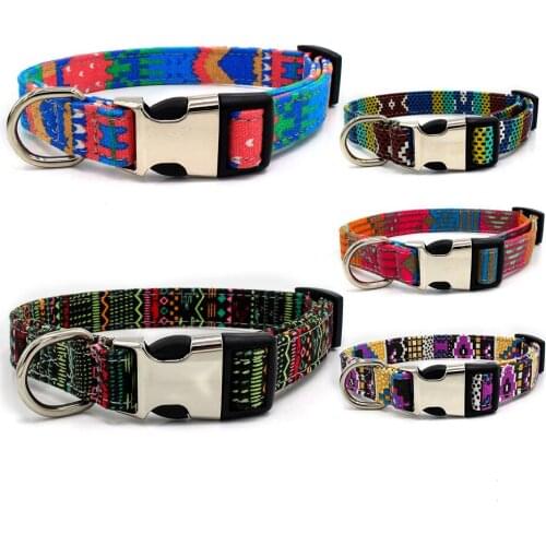 Personalized Adjustable Dog Collar Custom Puppy Neck Buckle Strap Belt For Small Medium Large Cat Doggie