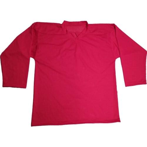 Plain practice ice hockey jerseys, mesh material, can heat printing logo, various colors available, goalie size pls select 6XL