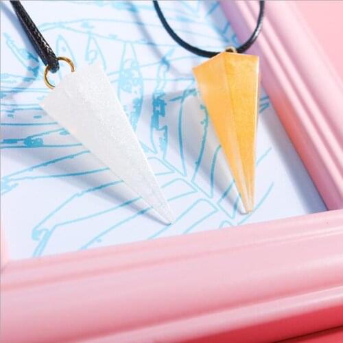 Transparent Silicone Mould Dried Flower Resin Decorative Craft DIY Faceted Cone Pendant Mold epoxy resin molds for jewelry