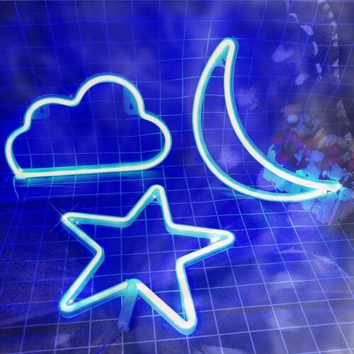 Rainbow Neon Wall Lights Sign Shop Cloud Neon Bar Light Signs For Home Cool Neon Lights
