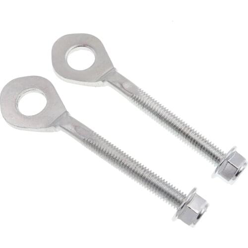 2Pcs 13mm Rear Wheel Axle Hole Chain Tensioner Adjuster for 110cc 125cc 140cc Dirt Pit Bike ATV Motorcycle Scooter