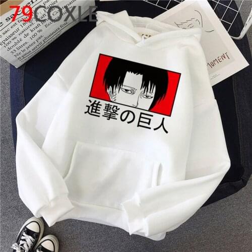 Shingeki No Kyojin Attack on Titan hoodies female graphic plus size Ulzzang printed female pullover anime