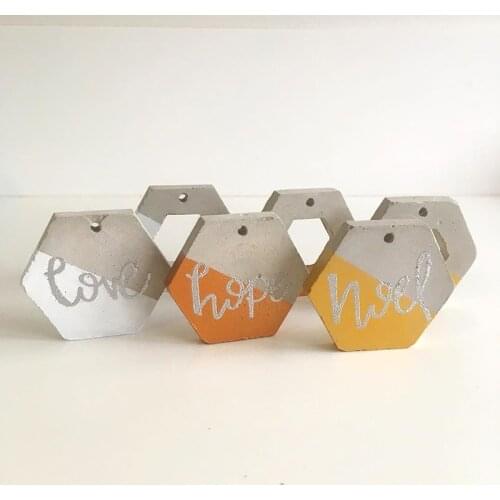 Aromatherapy gypsum wax sheet mold Car pendant silicone mold DIY concrete ornament silicone mold