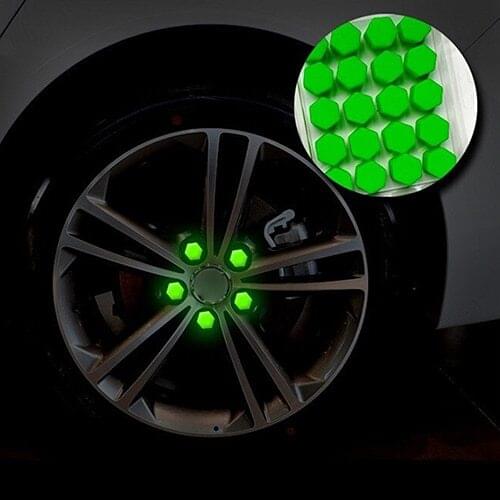 20pcs/bag 17mm wheel nut covers 19mm 21mm Car Bolt Caps Wheel Nuts Silicone Covers Practical Hub Screw Cap Protector