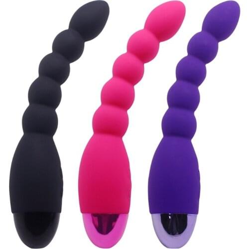 Beaded G Spot Vibrator Clitoris Stimulation Stimulator with 10 Vibration Modes Quiet Massager for Women Couples