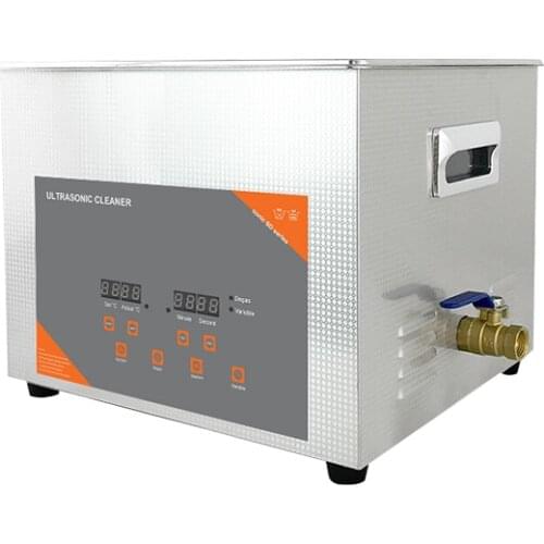 FanYing 15L 360W Digital Timer Ultrasonic Cleaner Heated Degas For Lab Nut Dental Hardware Electronic Board Engine Instrument