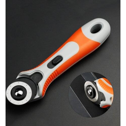 MIUSIE Loop Rotate Sewing Cutter Patchwork Round Hob 45mm /28mm Premium Comfort Quilting Rotary Cutter Cutting Craft Tool