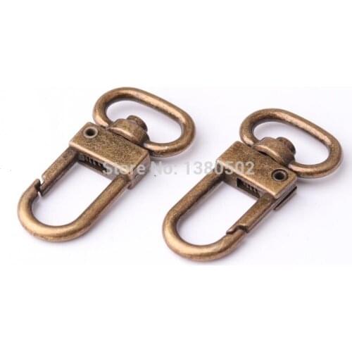 10PCS/lot bronze color key chain snap hooks buckle Clasp for backpack garment accessories