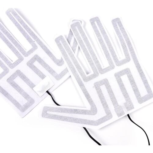 12V Winter Outdoor Thermal Warm Mittens Heater for motorcycle Gloves Pad Gloves Heated Pads Electric Heating Element 18cm 1 Pair