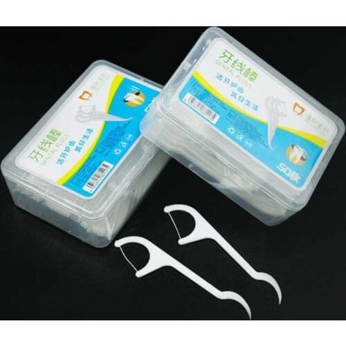 50/100pcs Interdental Brush Floss PortableToothpicks Stick Tooth Between Teeth Cleaning Oral Care