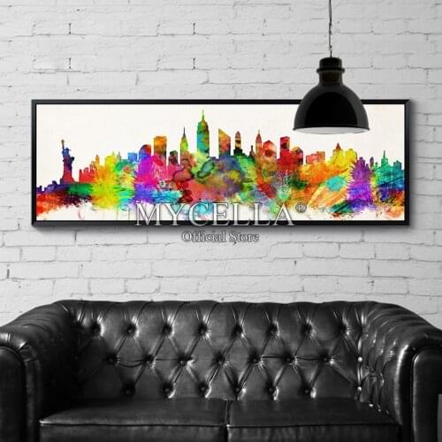 5D DIY Diamond Painting Cross Stitch Color city Crystal Needlework Diamond Embroidery Full Round Rhinestone Decorative Gift