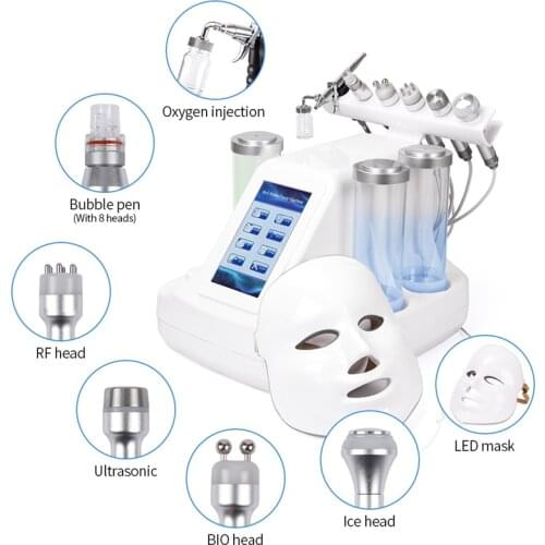 7 In 1 Small Bubble Beauty Instrument Deep Cleansing Blackhead Rejuvenation Moisturizing Salon Special Cleaning Machine