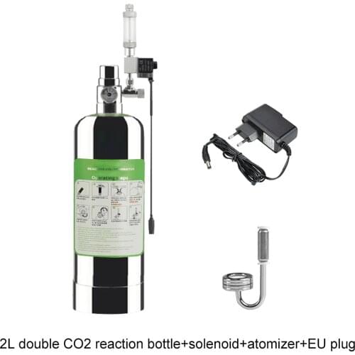 Aquarium Co2 Generator System Kit Co2 Cylinder Generator System With Solenoid Valve Bubble Diffuser Co2 Reactor Kit