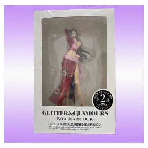 Anime Pirate King Seven Wuhai P.O.P DX Second Generation Empress Boa Hancock Red Purple Cheongsam Boxed Figurefigure sexy
