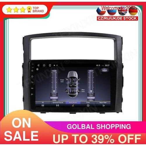 For Mitsuishi Pajero 2006-2011128G Android10 Car Multimedia Player GPS Navigation Headunit Auto Radio Audio Stereo Tape Recorder