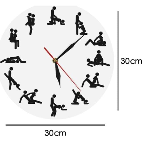 Large Wall Clock Quartz Wall Stick Clock Bathroom Living Room Decor Ornament