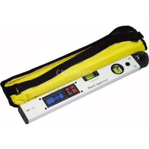 DHL 20PCS Digital Angle Finder Level 400mm LCD Electronic Digital Angle Finder Meter Protractor Dual Spirit Level