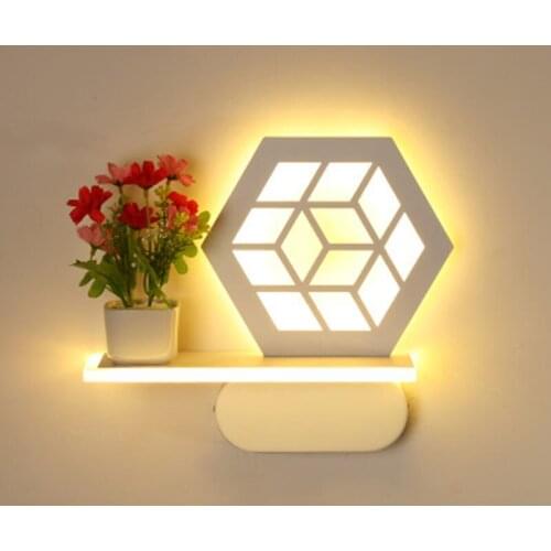 Loft Home Lighting Acrylic Led Wall Lamp Luminaria 110-220V Bedroom Wall Lighting Contemporary Wall Light Sconce Light Fixtures