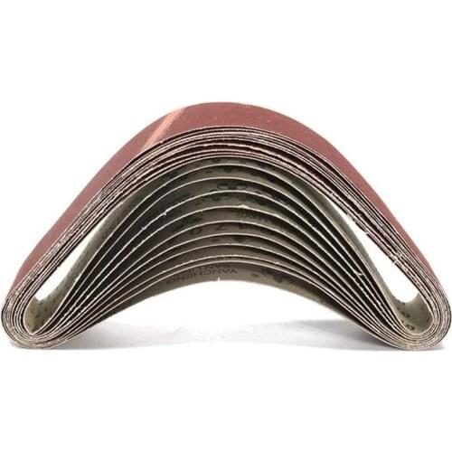Hot 7Pcs Abrasive Sanding Belts Band 120/240/320/400/600/800/1000 Grits Wood Grinding Sander Tools Aluminum Oxide 50X686mm