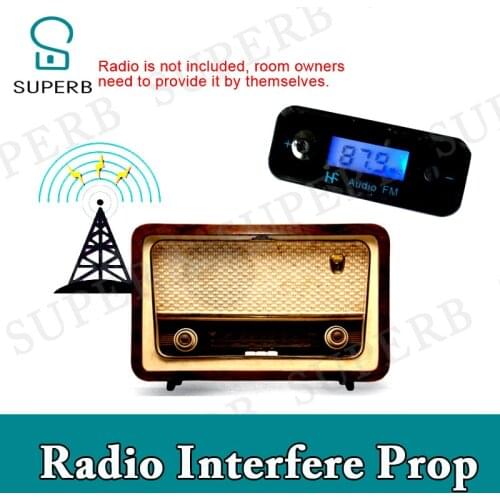 Takagism Game Prop Hot Real Life room escape prop radio prop figure out interference device to get the audio clues from superb