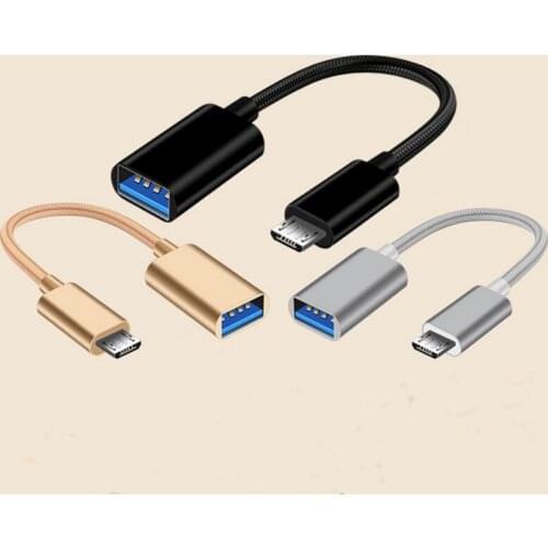 2 in 1 Type-C OTG Adapter Cable for Samsung S10 S10 Xiaomi Mi 9 Android MacBook Mouse Gamepad Tablet PC Type C OTG USB Cable