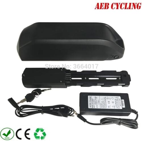 Free shipping 250W 350W 500W 36V 15.6Ah/17.4Ah/19.2Ah/19.8Ah/20Ah/21Ah ebike Lithium ion polly-2 down tube rechargeable battery