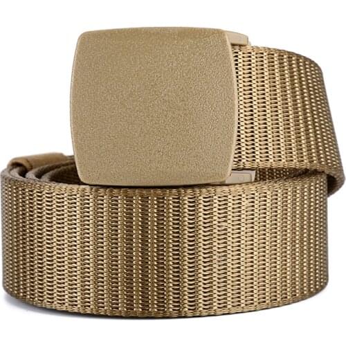 2020 New Elastic Free Over Security Elastic Woven Mens Belt Suitable for Mens and Womens Jeans Casual Canvas Waistband Punk