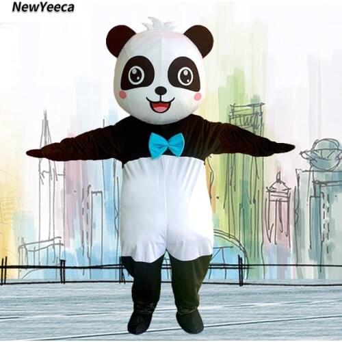 Very Cute Giant Panda Cartoon Doll Mascot Cosplay Costumes Web Celebrity Funny Party Clothes Customized for Adult