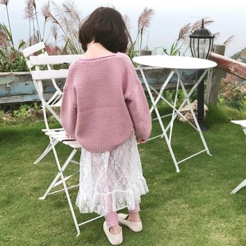 Autumn Winter New Girl Leggings Girl Lace Skirt-pant Kids Cotton Warm Trousers Girl Pants Childrens Princess Leggings 2-7 Years