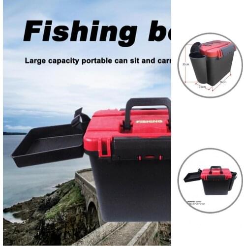 Portable High Quality with Strap Fishing Storage Box Strong Bearing Capacity Angling Equipment