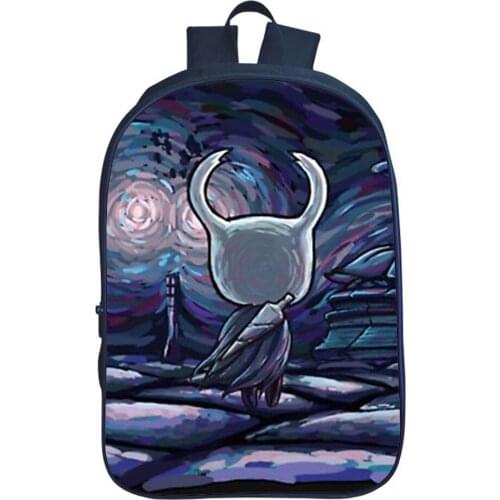 Game Hollow Knight School Bag Boy Girl Backpack Students Game Cosplay Bookbag Teen Cartoon Rucksack High Quality Travel Knapsack