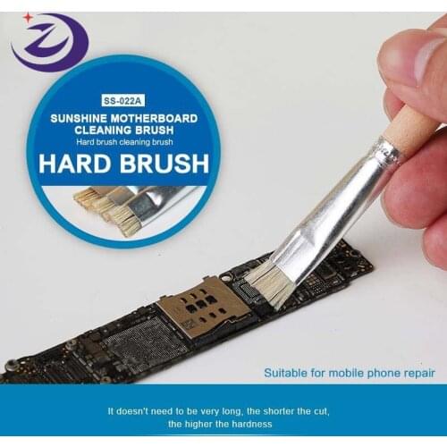SUNSHINE SS-022A PCB Rework ESD Anti Static Dust Brush For Mobile Phone Tablet PCB BGA Repair Soldering Cleaning Tool for iPhone
