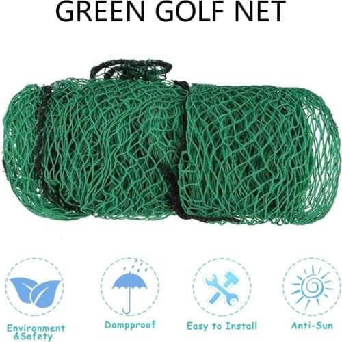 3X3M Golf Practice Net Heavy Duty Impact Netting Rope Border Sports Barrier Training Mesh Netting Golf Training Accessories