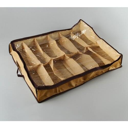 Reusable Shoes Storage Organizer Holder Container Home Under Bed Dustproof Bag Closet Box Bag Large Capacity Anti Moisture Bag