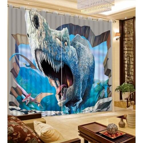 3D Curtain Fashion Customized Cartoon Anime Dragon Curtains For Living Room Curtain Blackout Bathroom Shower Curtain