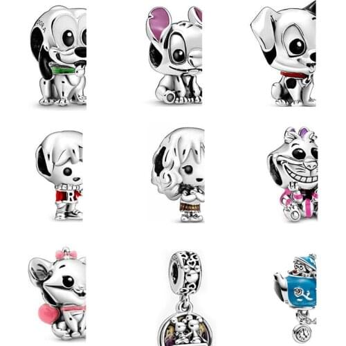 2021 New 925 Silver Mothers Day Series Pendant Red Opal Epoxy Beads Suitable Fitr Pandora Ladies Fashion Bracelet DIY Jewelry