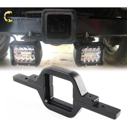 1PC Auto Tow Hitch Mounting Bracket For Offroad SUV Truck Trailer Auto Mount Holder Kit for Led Backup Reverse Light