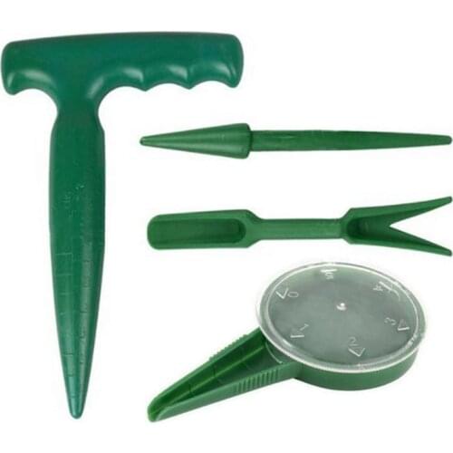 4pcs/Set Kit Mini Seeder And Plant Migration Tool Nursery Plant Seedling Cultivate Tools Garden Transplanting Planting Tools Hot